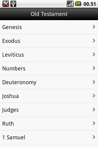 The Holy Bible (NIV) for android screenshot