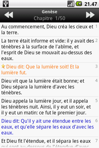 La Sainte Bible (LSV) screenshot