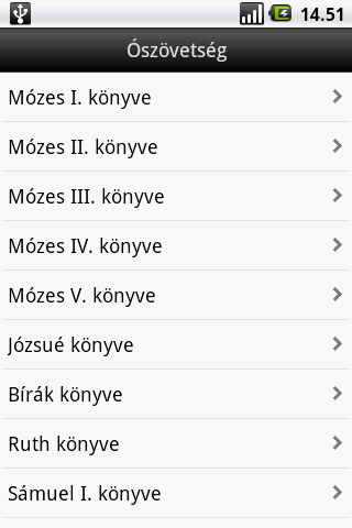 Szent Biblia (Hungarian Bible) screenshot