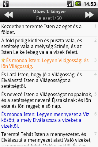 Szent Biblia (Hungarian Bible) screenshot