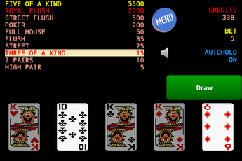 Jolly Card Poker for android screenshot